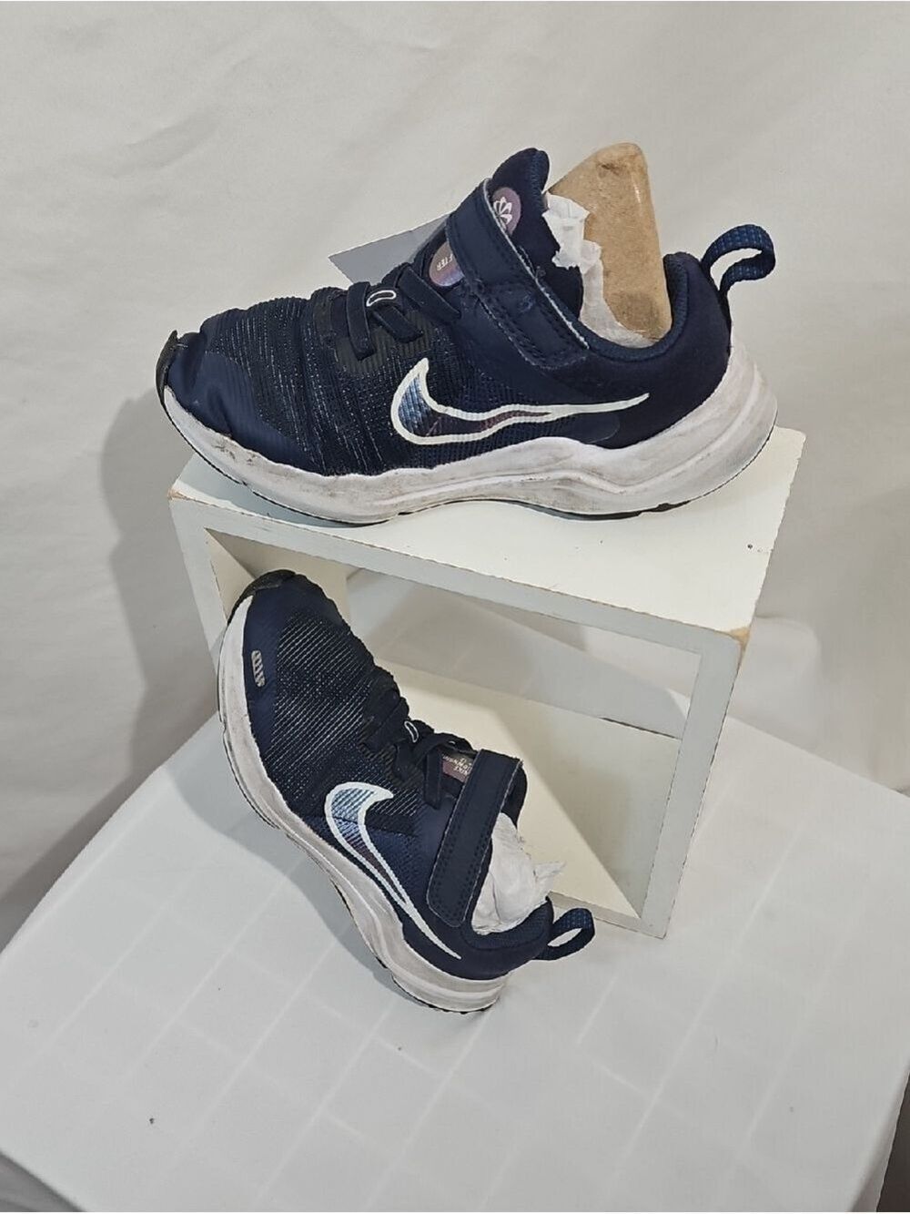 Nike Downshifter 12Younger Kids' Shoes Blue Sneakers Circular Fashion Pre-loved - Picture 9 of 17